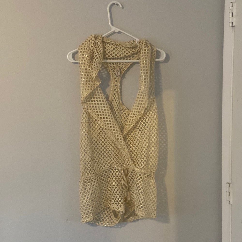 Lulifama gold beach cover up
